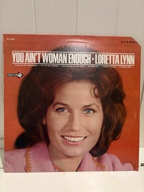 You Ain't Woman Enough - Loretta Lynn Vinyl LP (Orange, Pink)